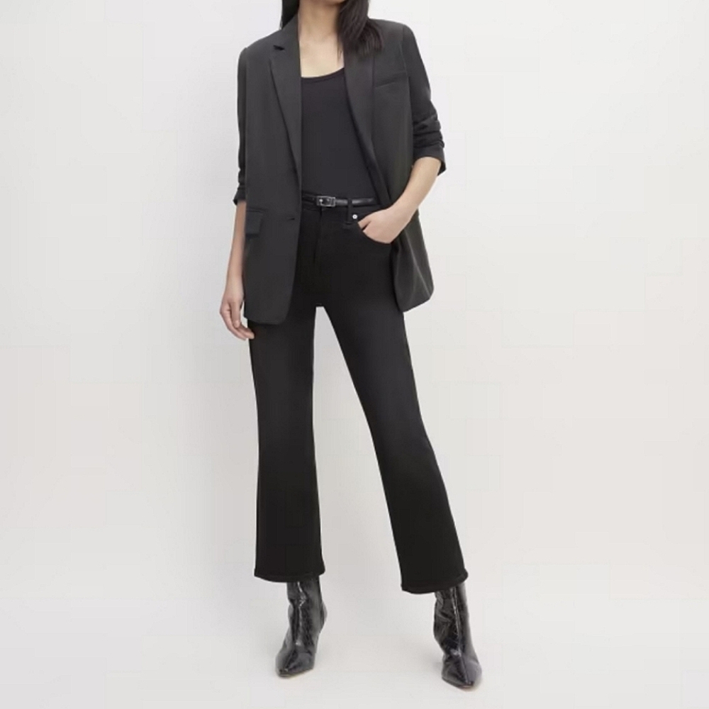 Everlane The Kick Crop Jeans in Faded Black🤍
